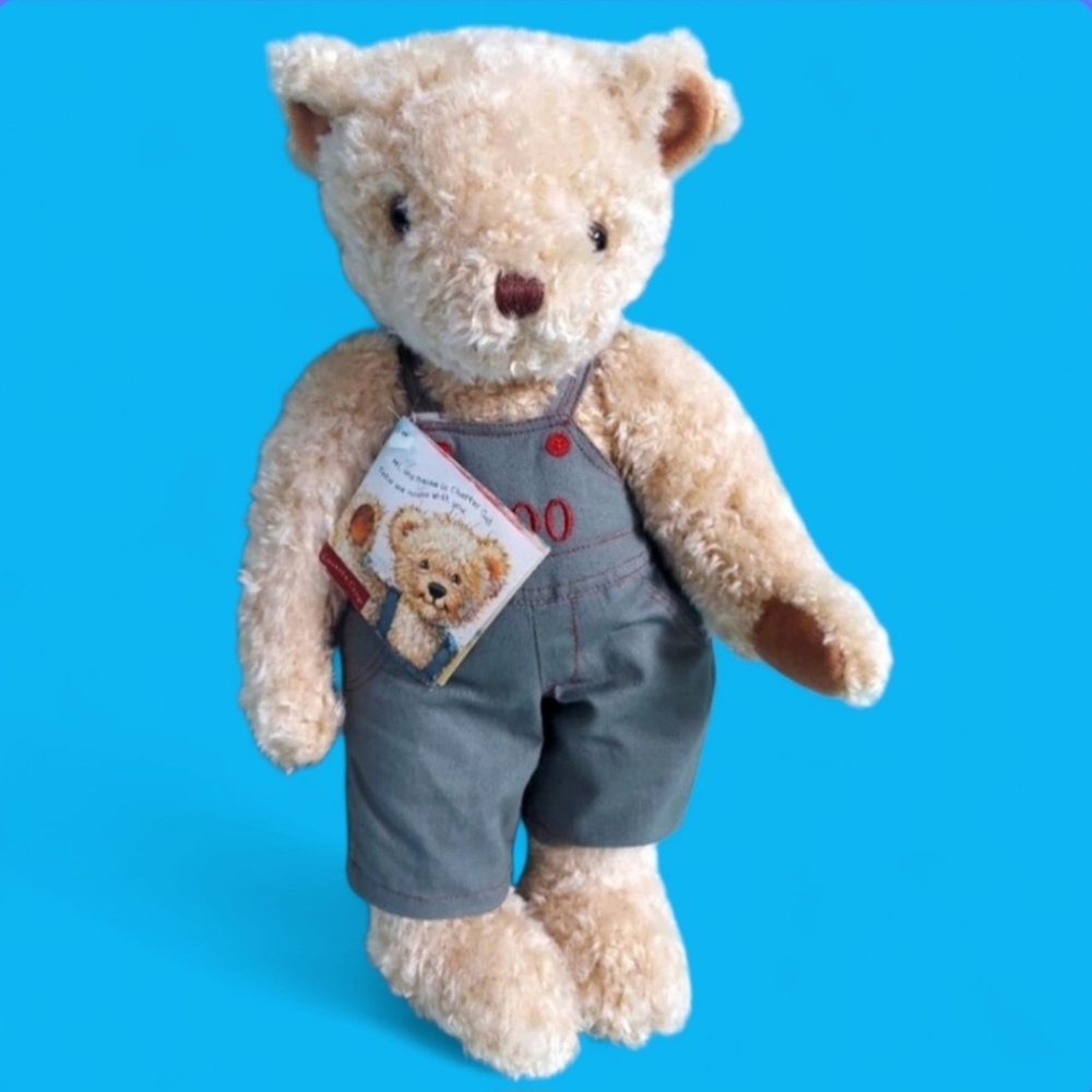 Vintage Charter Club Bear Cub Plush Stuffed Animal With Booklet 16"